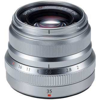Объективы - Fujifilm Lens Fujinon XF35mmF2 R WR Silver - быстрый заказ от производителя