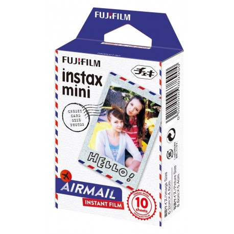 Instantkameru filmiņas - FUJIFILM Colorfilm instax mini AIRMAIL (10PK) - perc šodien veikalā un ar piegādi
