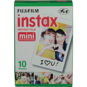 Instantkameru filmiņas - FUJIFILM Colorfilm instax mini GLOSSY (10PK) - perc šodien veikalā un ar piegādi