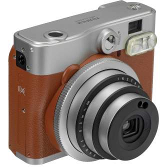 Instant Cameras - FUJIFILM instax mini 90 NC brown instant camera+instax glossy (10pcs.) - quick order from manufacturer