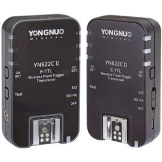 Triggers - A set of two Yongnuo YN622C II flash triggers for Canon - quick order from manufacturer