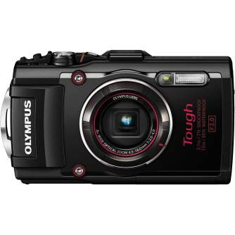 Kompaktkameras - Olympus TG-4 Black - ātri pasūtīt no ražotāja