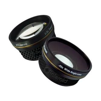 Adapters for lens - POLAROID TELE 2,2X / WIDE 0,43X TRAVELKIT 37MM - quick order from manufacturer