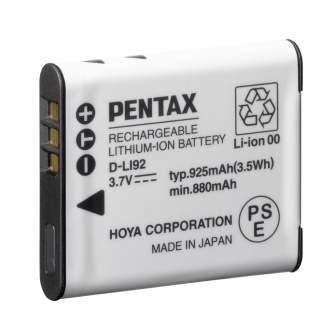 Camera Batteries - RICOH/PENTAX RICOH WG BATTERY LITHIUM ION D-LI92 - quick order from manufacturer