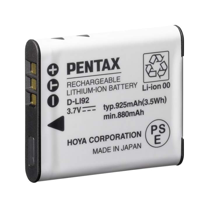 Батареи для камер - RICOH/PENTAX RICOH WG BATTERY LITHIUM ION D-LI92 - быстрый заказ от производителя