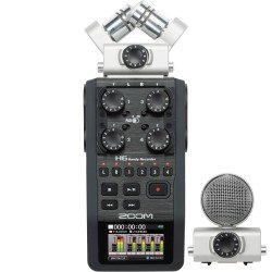 Sound recording - Zoom H6 audio rakstītājs ar diviem mikrofoniem