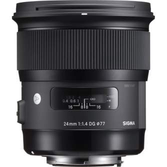 Objektīvi - Sigma 24mm F1.4 DG HSM | Art | Canon EF mount - быстрый заказ от производителя