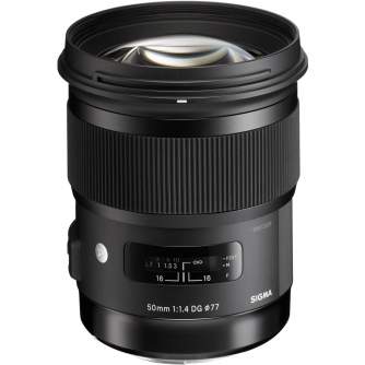 Объективы - Sigma 50mm F1.4 DG HSM Art Canon EF mount - купить сегодня в магазине и с доставкой