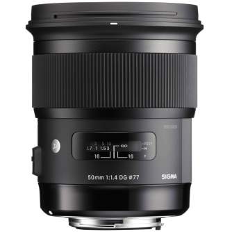 Lenses - Sigma 50mm F1.4 DG HSM Art Canon EF mount - buy today in store and with delivery