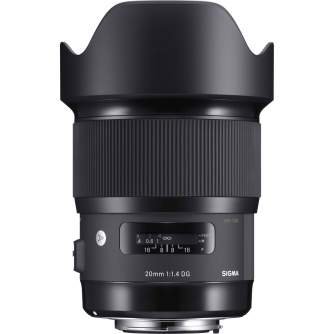 Objektīvi - Sigma 20mm f/1.4 DG HSM Art for Canon - быстрый заказ от производителя