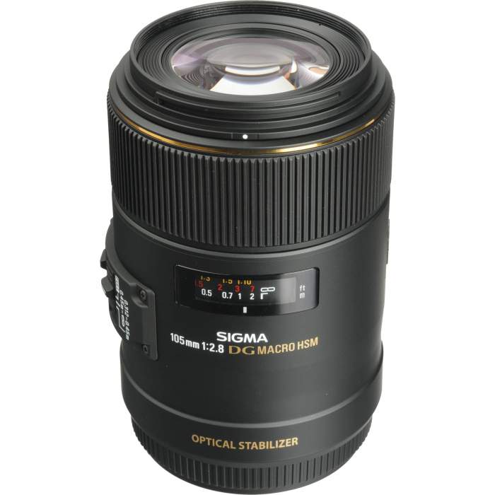 Objektīvi - Sigma 105mm f/2.8 EX DG OS HSM Macro lens for Canon - быстрый заказ от производителя