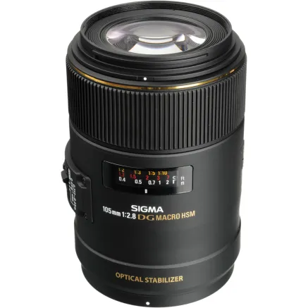 Sigma 105mm f/2.8 EX DG OS HSM Macro lens for Nikon