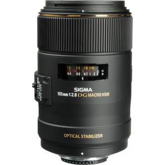 Objektīvi - Sigma 105mm f/2.8 EX DG OS HSM Macro lens for Nikon - быстрый заказ от производителя