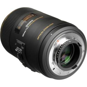 Objektīvi - Sigma EX 105mm F2.8 Macro DG OS HSM Nikon - ātri pasūtīt no ražotāja