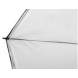 Зонты - Falcon Eyes Jumbo Umbrella URN-T86TSB1 Transparent White + Silver/Black Cover 216 cm - быстрый заказ от производителя