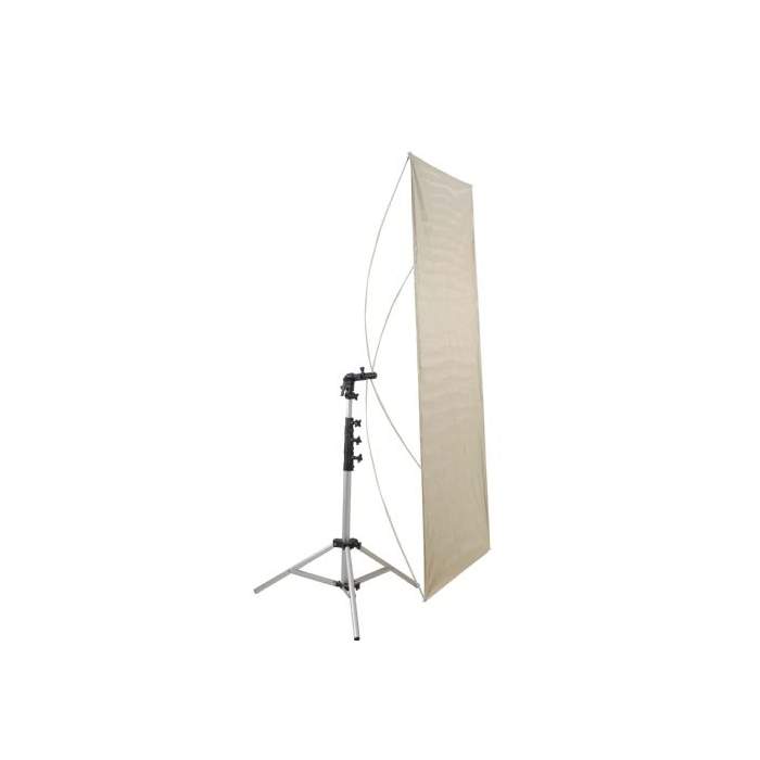 Foldable Reflectors - Falcon Eyes Reflector RR-3570S Silver/White 89x178 cm - buy today in store and with delivery