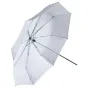 Umbrellas - Falcon Eyes Umbrella Foldable R-210T Transparent White 110 cm - quick order from manufacturer