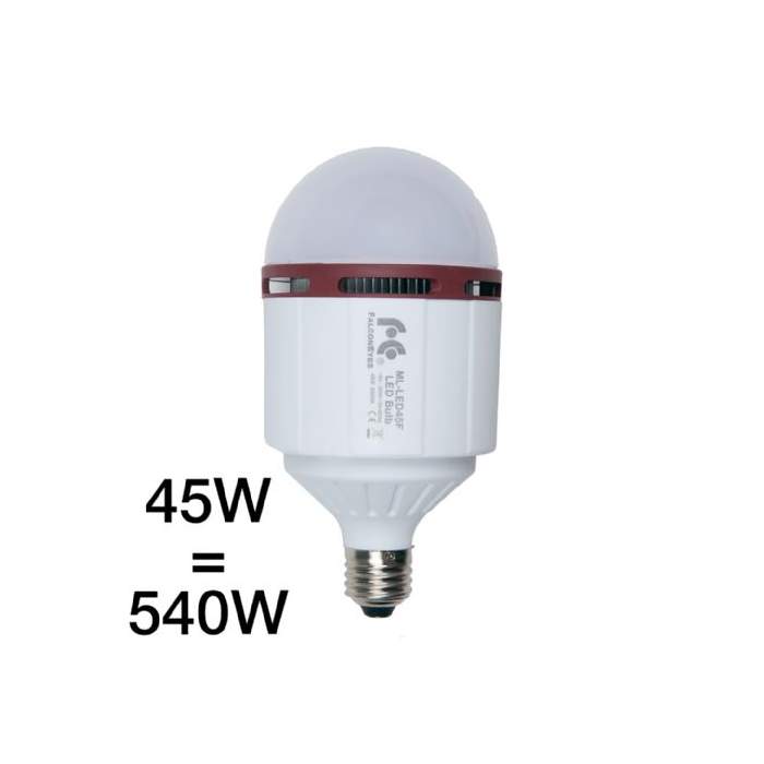 LED spuldzes - Falcon Eyes ML-LED45F led spuldze E27 293076 - ātri pasūtīt no ražotāja