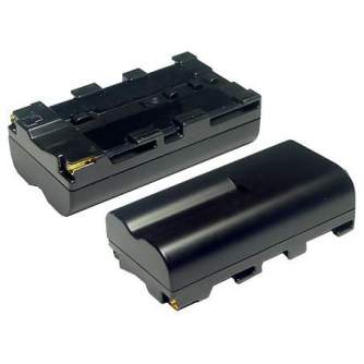 Kameru akumulatori - NP-F550 Li-Ion baterija SONY tipa, 2200mAh - perc šodien veikalā un ar piegādi