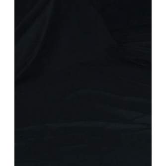 Vairs neražo - Linkstar Background Cloth AD-02 2,9x5 m Black Washable