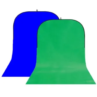 Backgrounds - StudioKing Background Board BBT-10-07 Green/Blue 150x400 cm - quick order from manufacturer