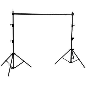 Background Set with Holder - Linkstar Background System + Cloth White 2.9 x 5m - quick order from manufacturer