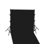 Background Set with Holder - Linkstar Background System + Cloth Black 2,9 x 5m - quick order from manufacturerBackground Set with Holder - Linkstar Background System + Cloth Black 2,9 x 5m - quick order from manufacturer