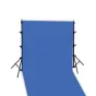 Background Set with Holder - Linkstar Hintergrund System + Cloth Chroma Blue 2,9 x 5m - quick order from manufacturer