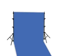 Background Set with Holder - Linkstar Hintergrund System + Cloth Chroma Blue 2,9 x 5m - quick order from manufacturerBackground Set with Holder - Linkstar Hintergrund System + Cloth Chroma Blue 2,9 x 5m - quick order from manufacturer