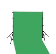 Fonu komplekti ar turētāju - Linkstar Background System + Cloth Chroma Green 2.9 x 5m - ātri pasūtīt no ražotājaFonu komplekti ar turētāju - Linkstar Background System + Cloth Chroma Green 2.9 x 5m - ātri pasūtīt no ražotāja