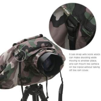 Rain Covers - Matin Camouflage Cover DELUXE for Digital SLR Camera M-7101 - quick order from manufacturer