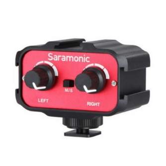 Аудио Микшер - Saramonic SR-AX100 2ch passive audio adapter - быстрый заказ от производителя