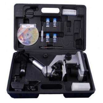Mikroskopi - Byomic Beginners Microscope set 40x - 1024x in Suitcase - ātri pasūtīt no ražotāja