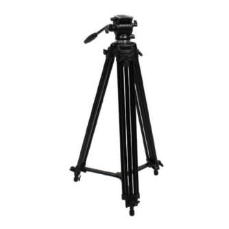 Video Tripods - Nest Video Tripod NT-777 + Fluid Damped Pan Head - quick order from manufacturer