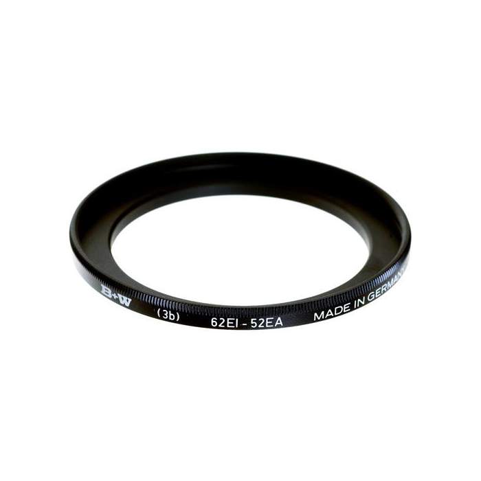 Adapters for filters - B+W Filter 3B Stepdown ring 62 / 52 - quick order from manufacturer