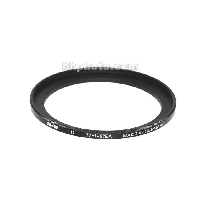 Adapters for filters - B+W Filter 1 Stepdown ring 77 / 67 - quick order from manufacturer