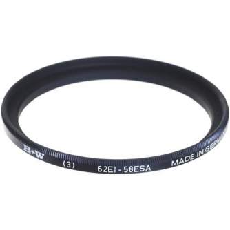 Adapters for filters - B+W Filter 3 Stepdown ring 62 / 58 - quick order from manufacturer