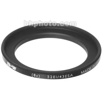 Adapters for filters - B+W Filter 8C Stepdown ring 52 / 43 - quick order from manufacturer