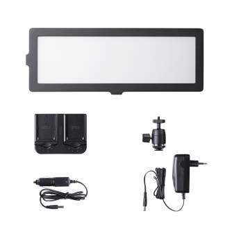 On-camera LED light - walimex pro Soft LED 200 Flat Bi Color - quick order from manufacturer