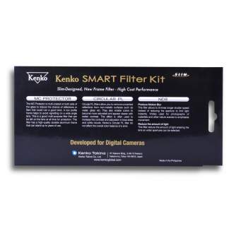 Комплект фильтров - KENKO SMART FILTER 3-KIT PROTECT/CPL/ND8 40,5MM 234296 - быстрый заказ от производителя