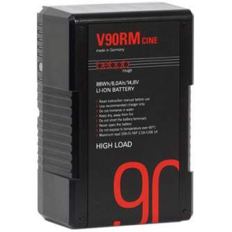 V-Mount Battery - Bebob V90RM-CINE V-Mount Li-Ion High Load Battery 14.8V / 89Wh - quick order from manufacturer