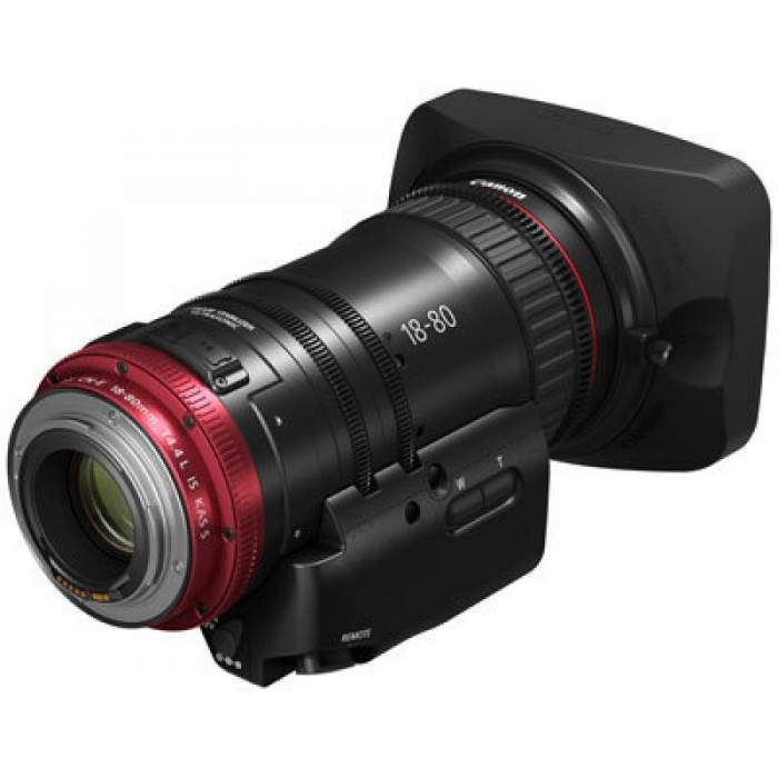 CINEMA видео объективы - Canon Cinema EOS Canon CN-E18-80mm T4.4 L IS KAS S - быстрый заказ от производителя