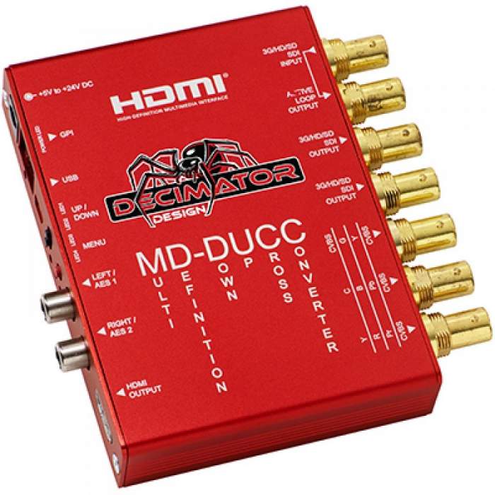 Signāla kodētāji, pārveidotāji - Decimator Design MD-DUCC SDI to SDI/HDMI/Analogue Converter Converter / Decoder / Encoder - ātri pasūtīt no ražotāja