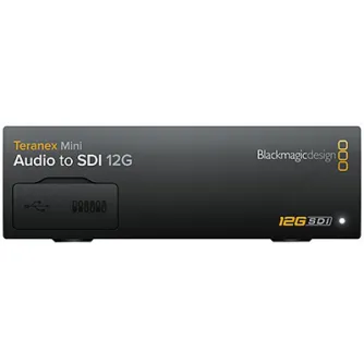 Signāla kodētāji, pārveidotāji - Blackmagic Design Teranex Mini Audio - SDI 12G (BM-CONVNTRM-CB-AUSDI) Converter / Decoder / Encoder - ātri pasūtīt no ražotāja