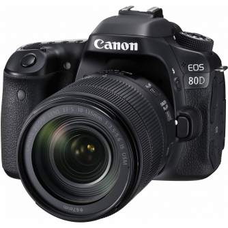 DSLR Cameras - Canon EOS 80D DSLR Camera with 18-135mm IS NANO USM Lens - quick order from manufacturer