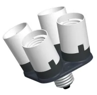 Fluorescent - Falcon Eyes Lampholder AD-4E27 from 1 to 4 Lamps - quick order from manufacturerFluorescent - Falcon Eyes Lampholder AD-4E27 from 1 to 4 Lamps - quick order from manufacturer