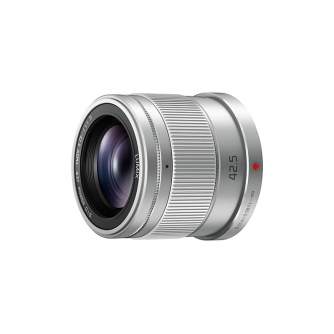 Lenses - Panasonic LUMIX G 42.5mm / F1.7 ASPH. / POWER I.S. (H-HS043E-S) Silver - quick order from manufacturer