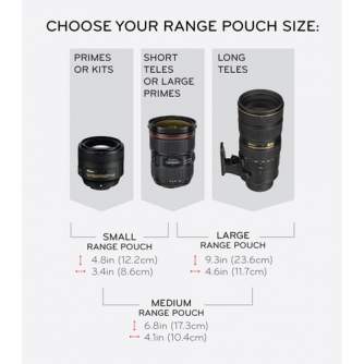 Camera Bags - Peak Design BRP-L-BL-1 Range Pouch - Large - quick order from manufacturer