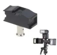 Piederumi kameru zibspuldzēm - Falcon Eyes Tri-shoe Holder HS3-57P - ātri pasūtīt no ražotājaPiederumi kameru zibspuldzēm - Falcon Eyes Tri-shoe Holder HS3-57P - ātri pasūtīt no ražotāja