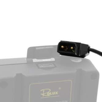 V-Mount Baterijas - Rolux 4-pin XLR Female with D-Tap Male RL-C5 - ātri pasūtīt no ražotāja